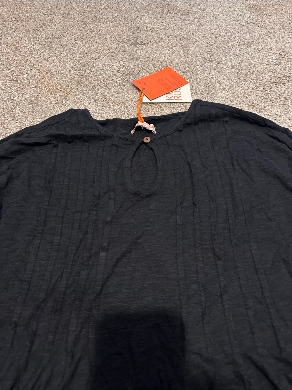 Knox Rose Black Long Sleeve Blouse - Picture 2 of 8